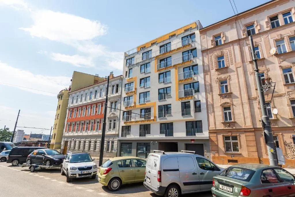 Brand New Studio Apartment #71 With Free Secure Parking In The Center Praga 0*,  Czechy